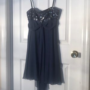 BCBG Blue Cocktail Dress